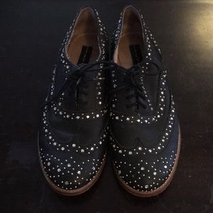 Steve Madden studded oxfords